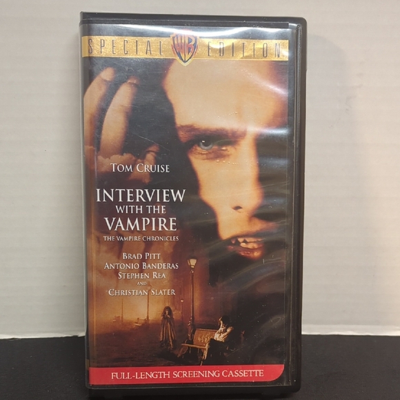 Interview With A Vampire Special Edition VHS Tape Screening/ Not For Resale Copy - Picture 1 of 8